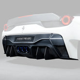 FERRARI 458 ITALIA AERO REAR BUMPER W/ REAR DIFFUSER (INCL. EXHAUST TIPS)